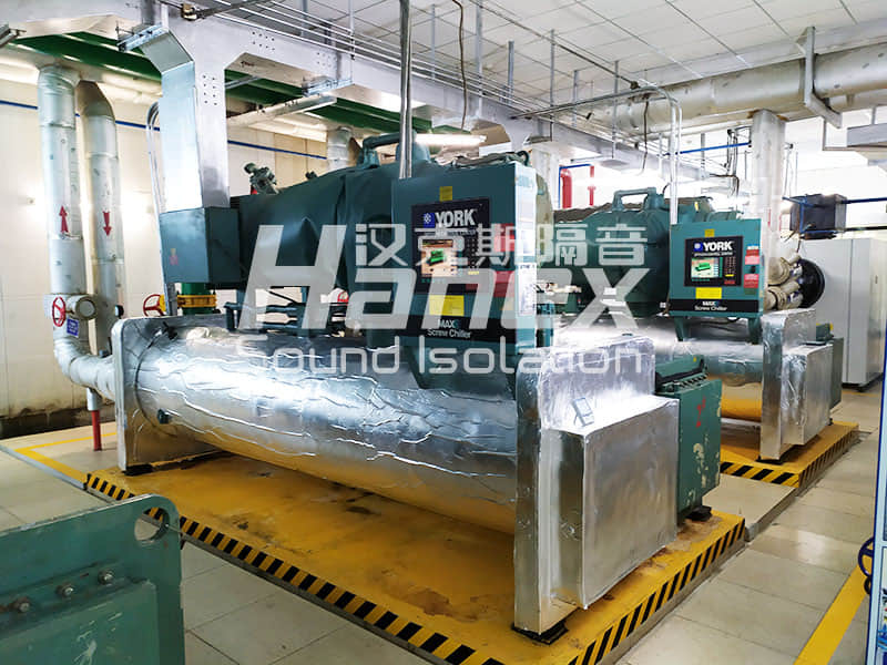 中央空調冷凍機房振動噪聲改造